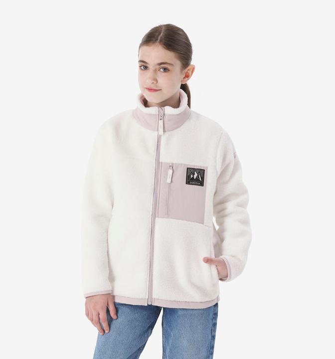 Immagine prodotto Quechua Fleecejacke Kinder Gr. 122–170 Sherpa warm - NH 900 Zip weiss/violett (140)