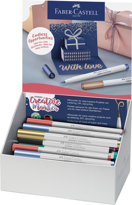 Faber-Castell Goldfaber Creative Marker Brush 50 Einzelstifte sortiert