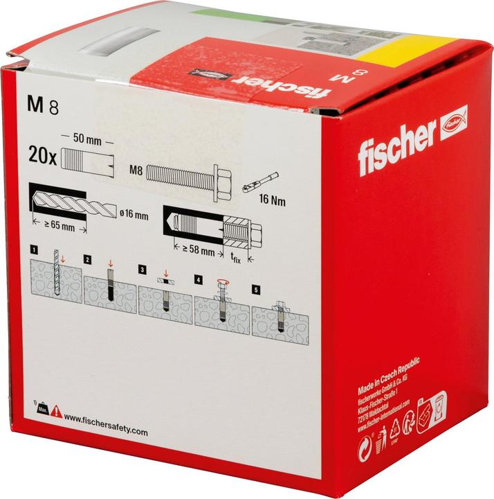 Image du produit Fischer Dübel M8 (20 pcs)