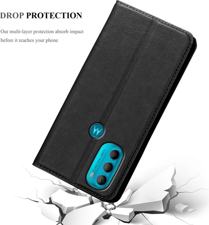 Produktbild Cadorabo Book Invis. Magnet Hülle (Motorola Moto G71 5G)