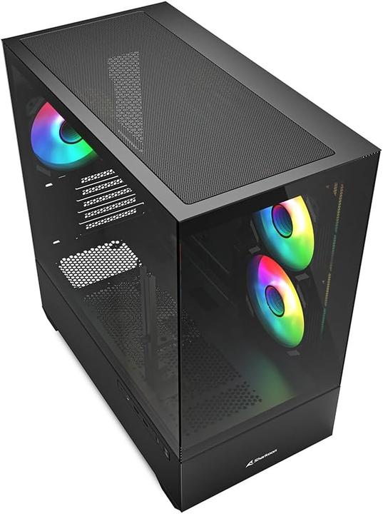 Immagine prodotto Sharkoon MK6 RGB Black mATX (nero) (mATX, Mini-ITX)