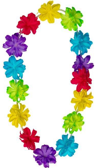 Actual product image Boland Collier de fleurs Hawaii - Arc-en-ciel