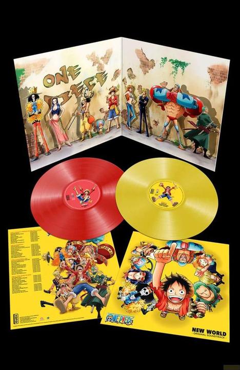 Plastoy One Piece New World - Limited Edition Red + Yellow Vinyl (Vinyl LP) (One Piece)