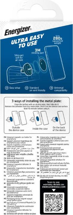 Valori nutrizionali e ingredienti Energizer Supporto universale magnetico