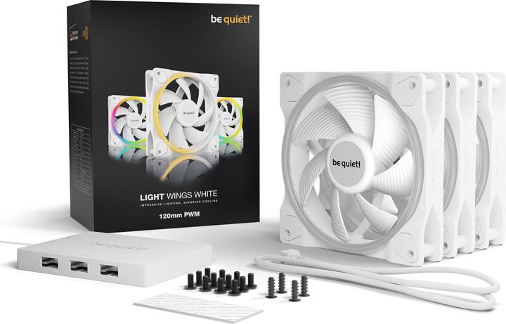Actual product image be quiet! Light Wings (120 mm, 3 x)