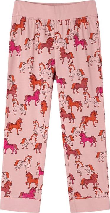 Image du produit VidaXL Pyjama enfant manches longues rose clair 104,Matériau : 95 (104)