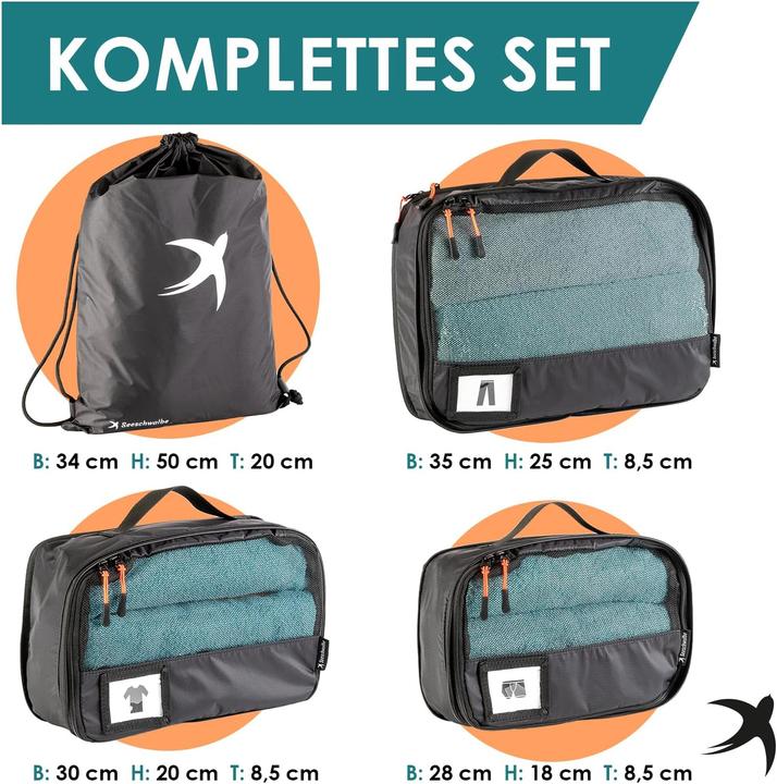 Produktbild Seeschwalbe 4-teiliges Packwürfel-Set