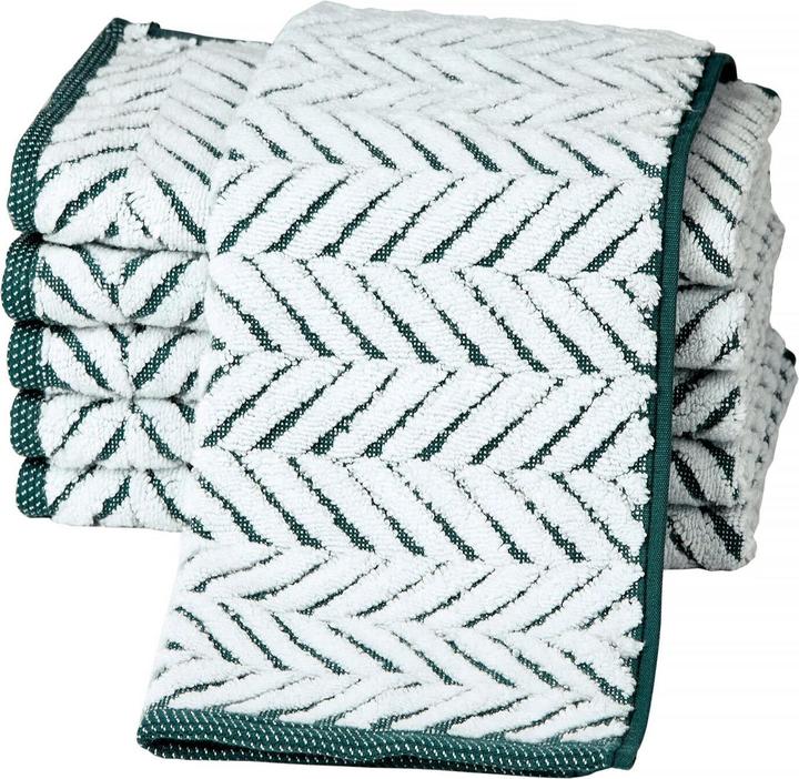 Actual product image Ross Uni towels Sensual Skin 9002 Plait pattern with coloured base chain (30 x 50 cm)