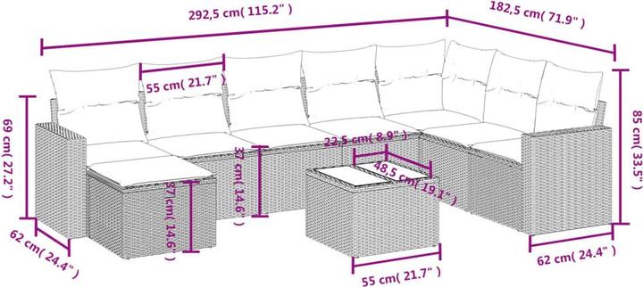 Produktbild vidaXL Zoe