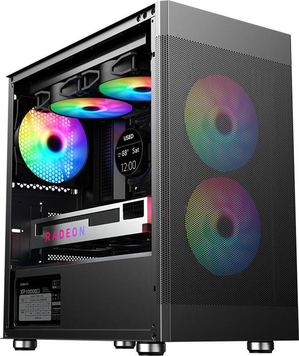 Actual product image Itek Boitier Mini Tour Micro ATX ProMesh 35 (Noir) (mATX, Mini-ITX)