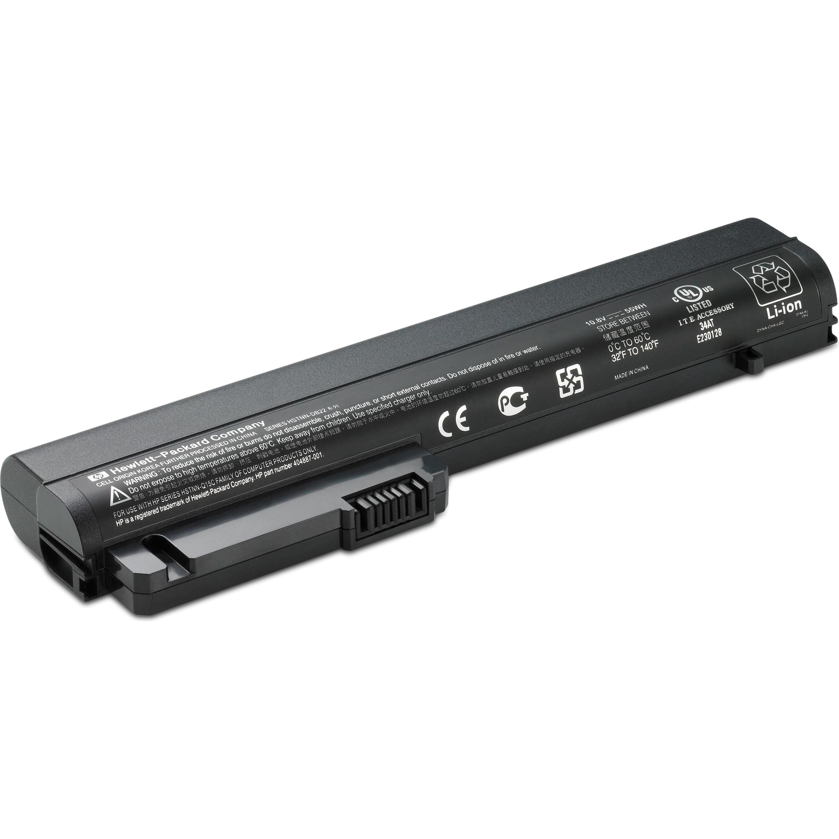 HP EH767AA Ersatzakku für Notebooks (6 Zellen, 4400 mAh), Notebook Akku, Schwarz
