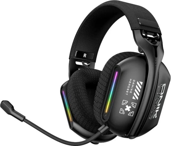 Actual product image Onikuma GT808 (2.4G+Bluetooth) Black GAMING HEADSET (Cable, Wireless)