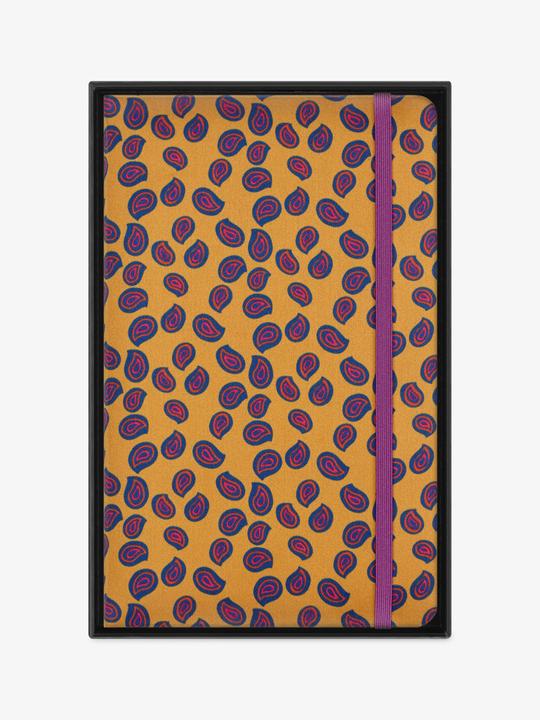 Actual product image Moleskine Silk notebook large/A5, lined, hard cover, yellow (A5, Lined, Hardcover)