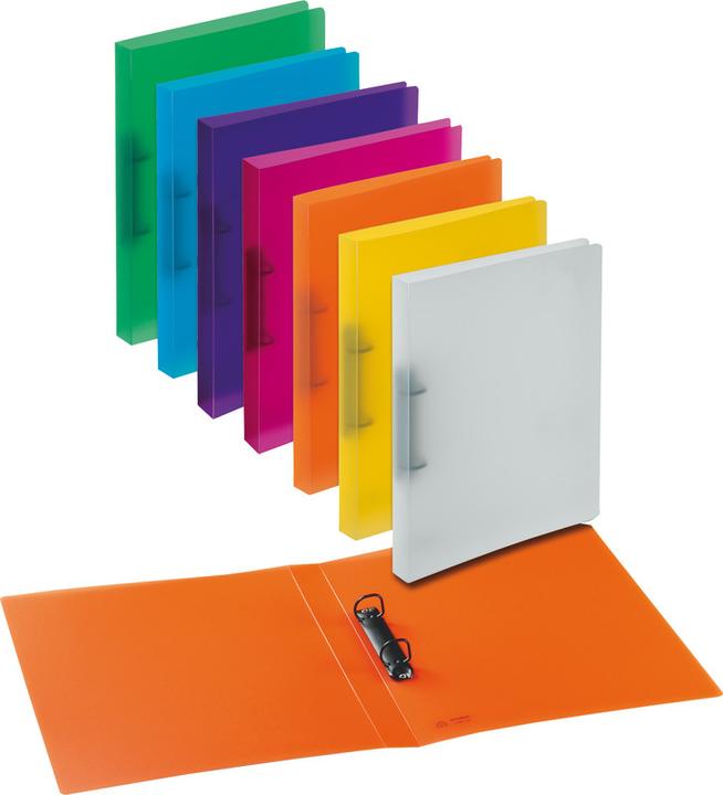 Actual product image Kolma Ring binder Easy A5 2 rings filling height 1.6 cm orange (A5, 30 mm, 1 Piece)