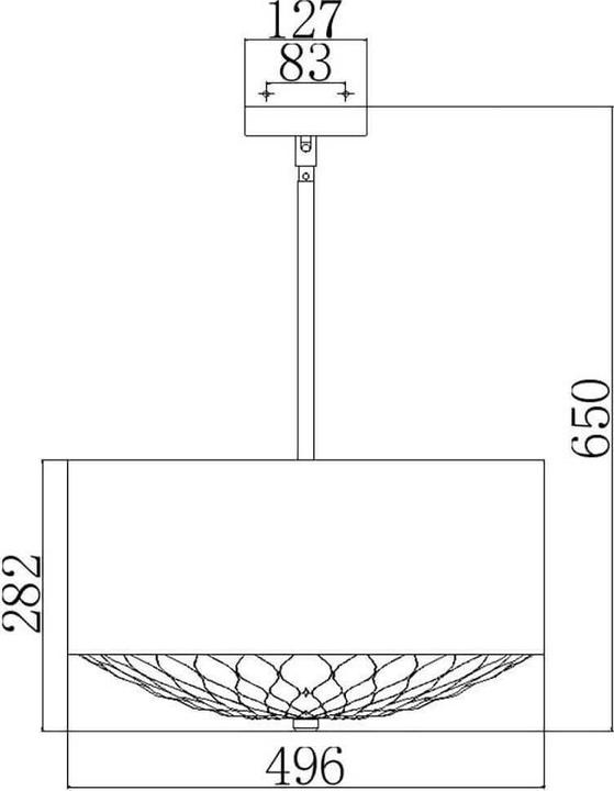 Actual product image Elstead Lighting Botanic pendant light E27 4-fold dark aged brass (E27)