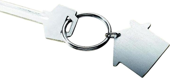 Actual product image MidOcean Heim House Metal Keyring
