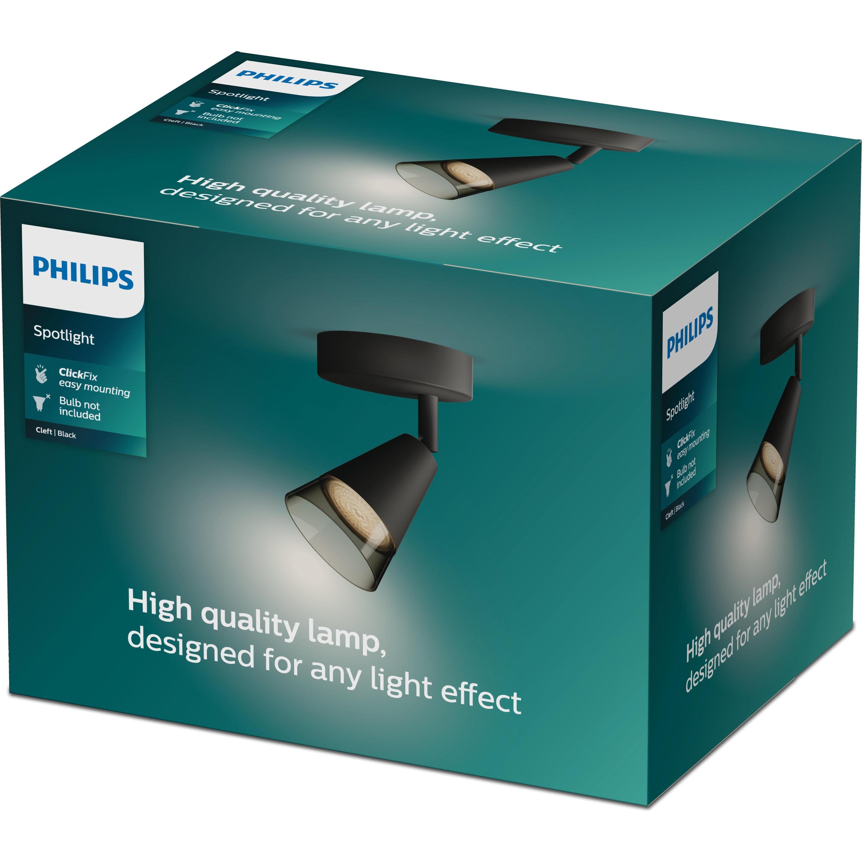 Thumbnail - Philips, Wandleuchte + Deckenleuchte, Cleft (GU10)