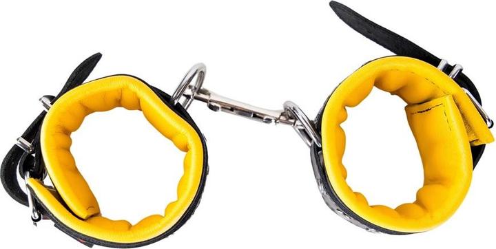 Actual product image The Red Leather ankle cuffs