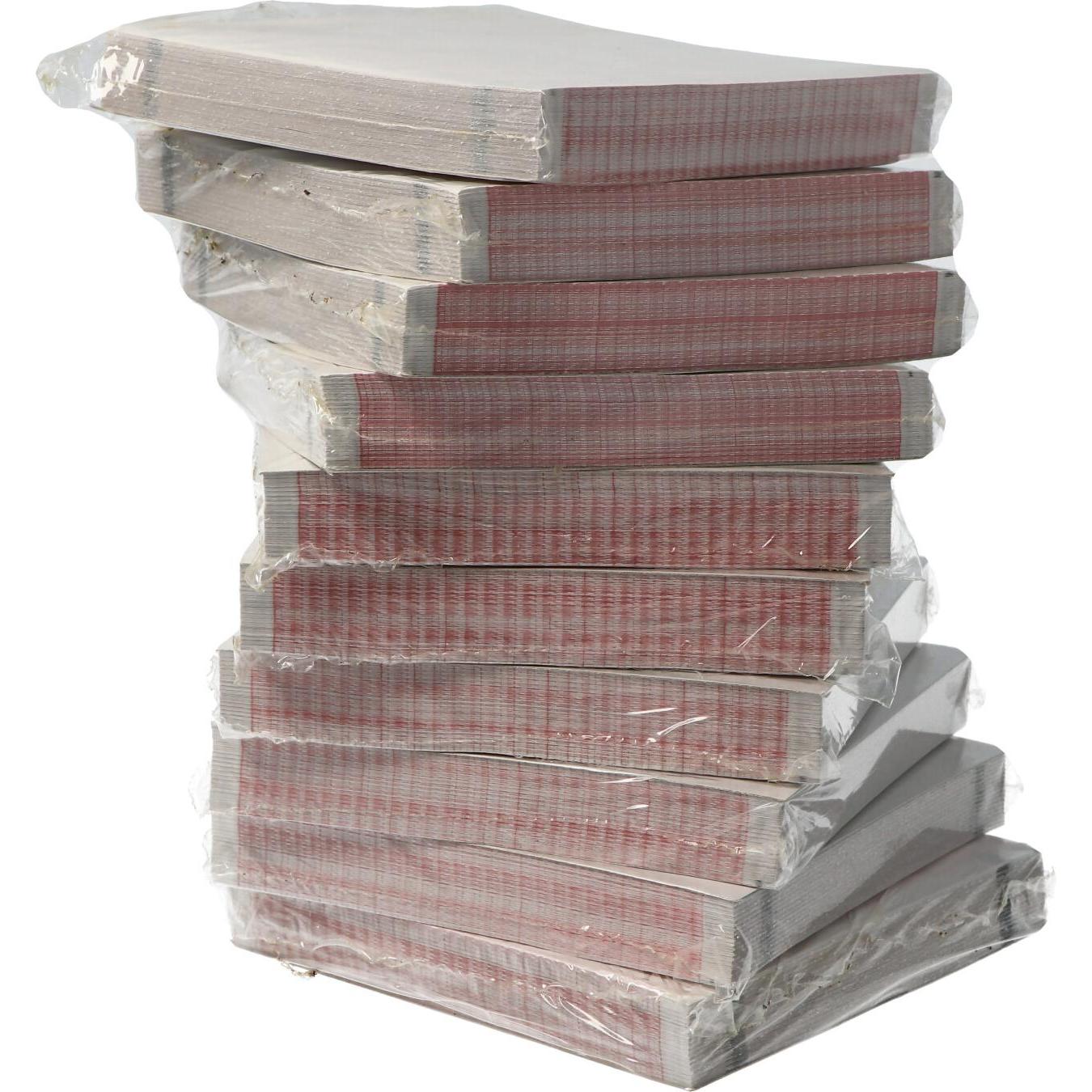 Thumbnail - XCell EKG Papier Zoll Faltlage, 10 Blöcke á 200 Blatt (10 Stk.), Akku Ladegerät