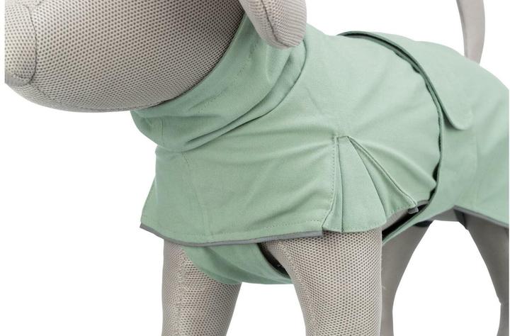 Produktbild Trixie Regenmantel CityStyle Dublin, L, 62 cm, Salbei (L, Hunderegenmantel)