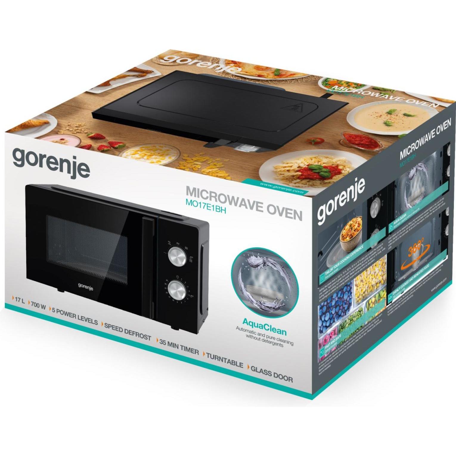 Thumbnail - Gorenje MO17E1BH, Mikrowelle, Schwarz