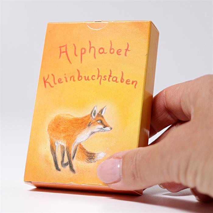 Actual product image Grimm's Alphabet, lowercase letters (German, English)