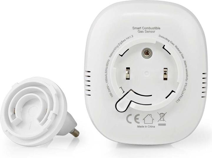 Image du produit Nedis SmartLife Gas Detector | Zigbee 3.0 | Alimentation secteur | Durée de vie du capteur : 5 ans | EN