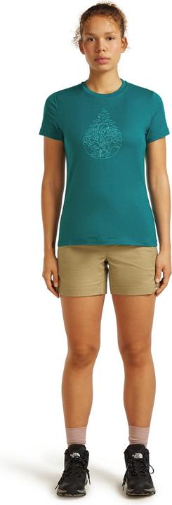Actual product image Icebreaker Women Merino 150 Tech Lite SS Tee Hike Path (S)