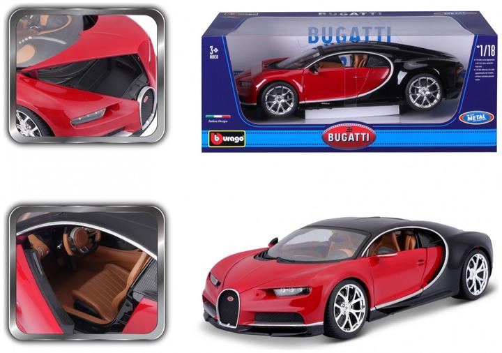 Actual product image Bburago 1:18 Bugatti Chiron model car
