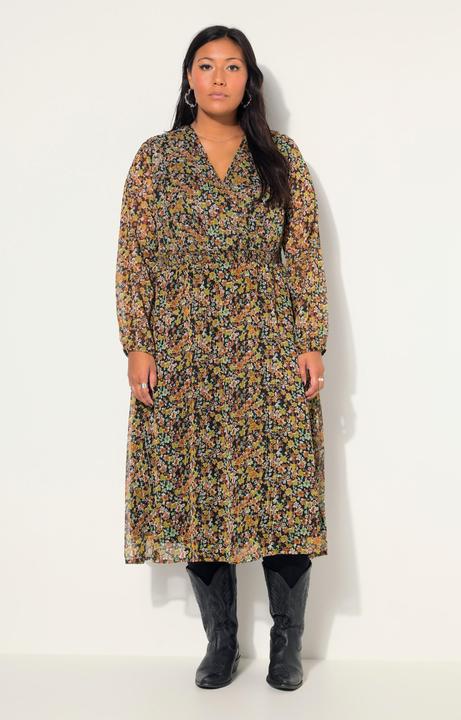 Produktbild Studio Untold Midikleid, Flower-Minimal, A-Line, elastische Taille (54)