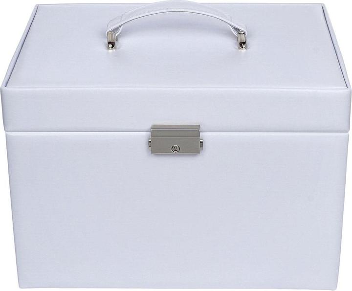 Sacher Schmuckkoffer Victoria Ringe M8.001.012043 weiss beige mit Korrosionsschutz Ech