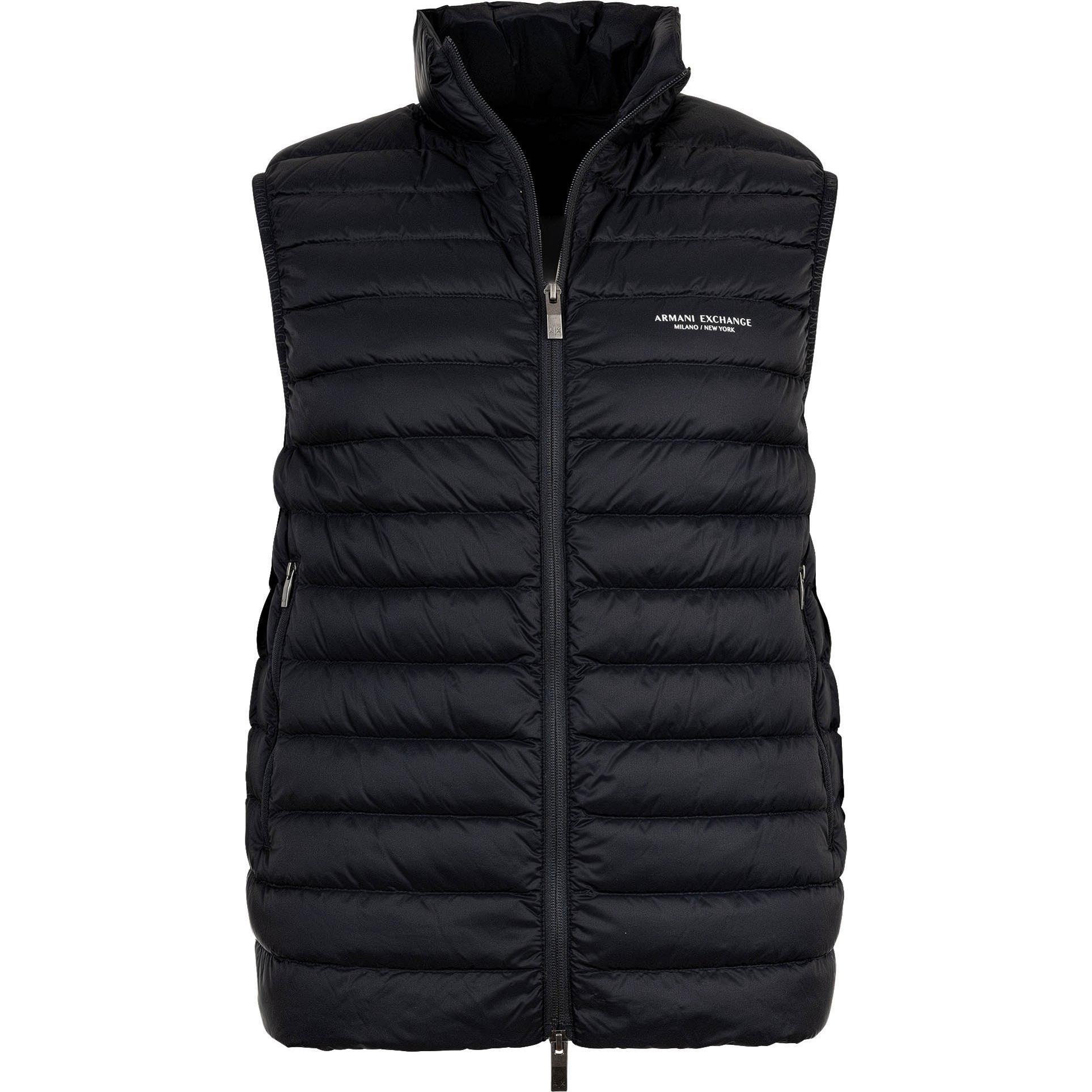 Armani Exchange, Herren, Westen, Down Waistcoat, Blau, (XL)