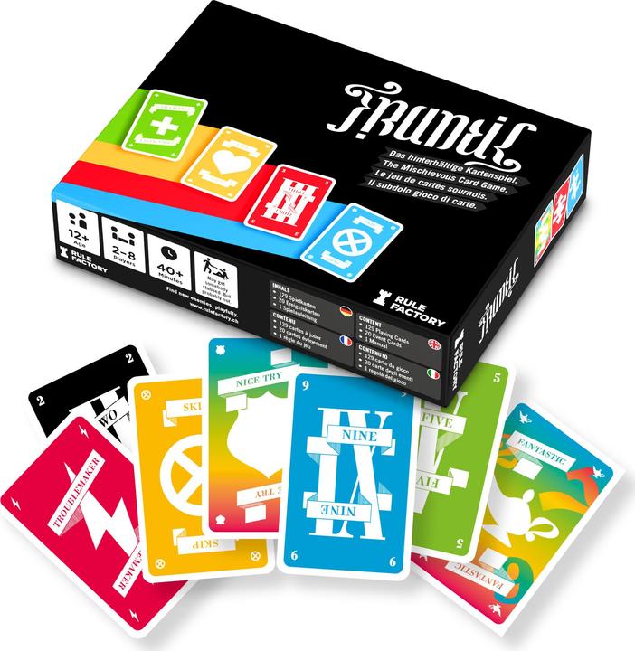 Produktbild Rulefactory Frantic (Swiss Original) (Deutsch, Englisch, Französisch, 2 - 8 Spieler)