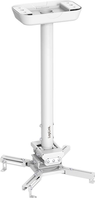 Produktbild LogiLink beamerhalterung armlänge 595-895 mm weiss (Decke)