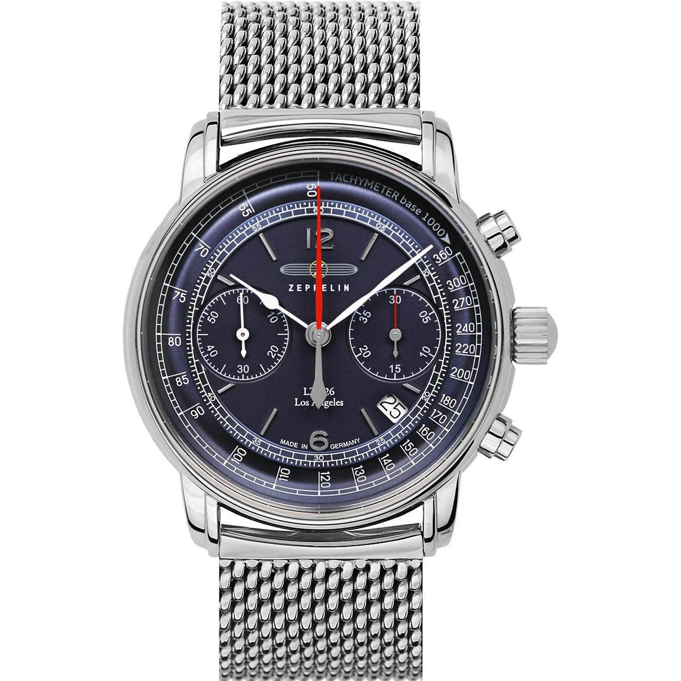 Thumbnail - Zeppelin, Armbanduhr, 8614M3, Silber, (Chronograph)