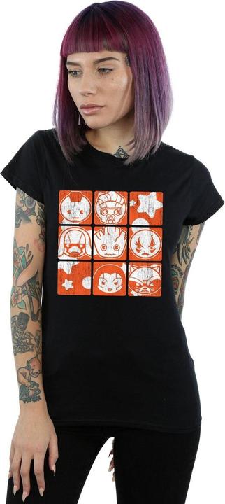 Actual product image Womens/Ladies Kawaii Guardians Of The Galaxy Retro Cotton T-Shirt (S)