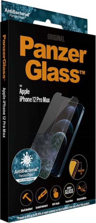 Actual product image PanzerGlass Screen Protector (1 Piece, Apple iPhone 12 Pro Max)