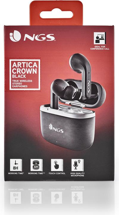Actual product image NGS Artica crown black (8 h, Wireless)