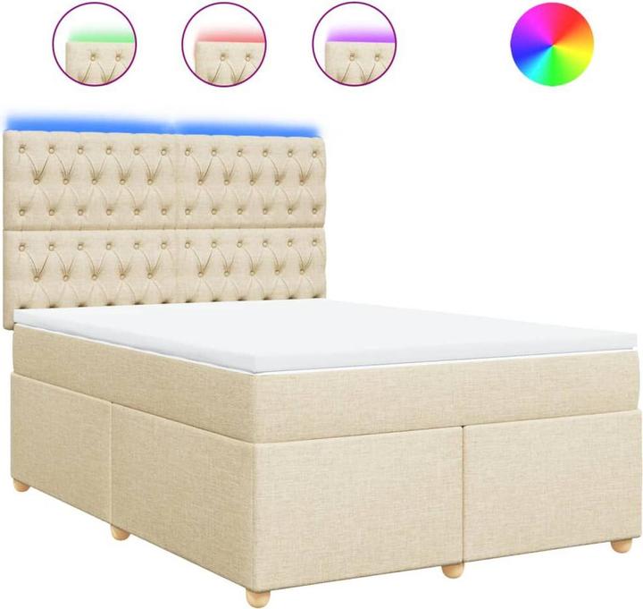 Actual product image vidaXL Boxspringbett (140 x 200 cm)