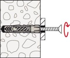 Actual product image Fischer Universal anchor UX 10 x 60 60 m (25 pcs.)