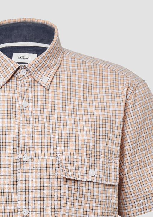 Image du produit S.Oliver Hemd Regular Fit: Kariertes Hemd aus Baumwolle mit Button-Down-Kragen (L)