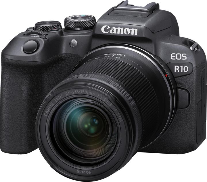 Produktbild Canon EOS R10 Kit inkl. EF-EOS R Adapter - EU (18 - 150 mm, 24.20 Mpx, APS-C / DX)
