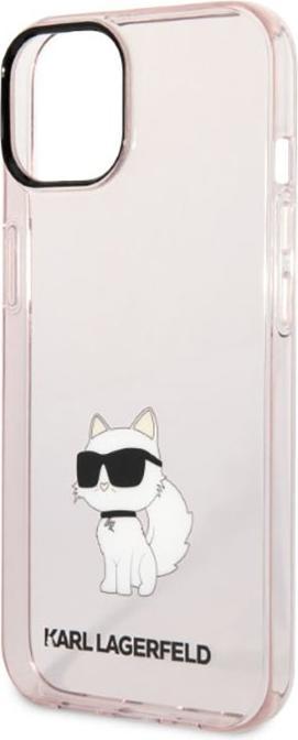 Produktbild Karl Lagerfeld KLHCP14SHNCHTCP iPhone 14 6,1" ró?owy/pink hardcase Ikonik Choupette (Apple iPhone 14)