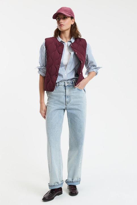 Produktbild La Redoute Collections Steppgilet mit Druckknöpfen (44)