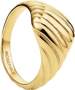 Actual product image Rosefield - JRRY grooved gold ring - Circuit: 52mm