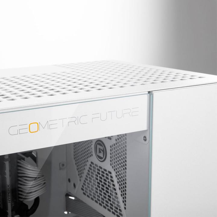 Actual product image Geometric Future King Arthur Midi-Tower case - white (E-ATX)