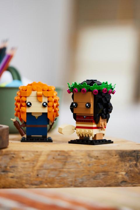 Produktbild LEGO Vaiana und Merida (40621, LEGO Brickheadz)