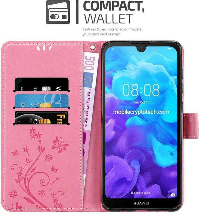 Immagine prodotto Cadorabo Copertina del libro di fiori (Huawei Y6 Pro)