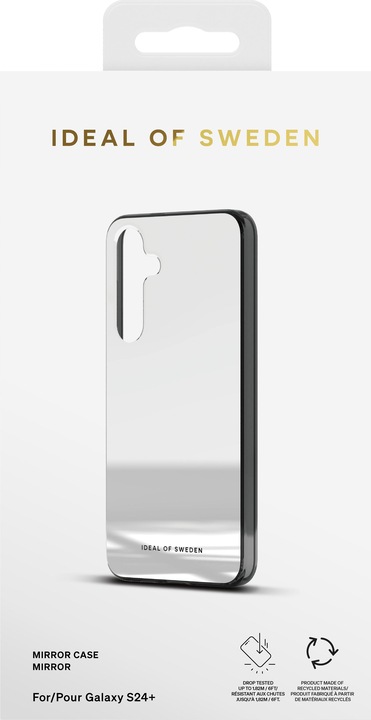 Actual product image iDeal Of Sweden Clear Case Mid - Mirror (Samsung Galaxy S25+, Samsung Galaxy S24+)