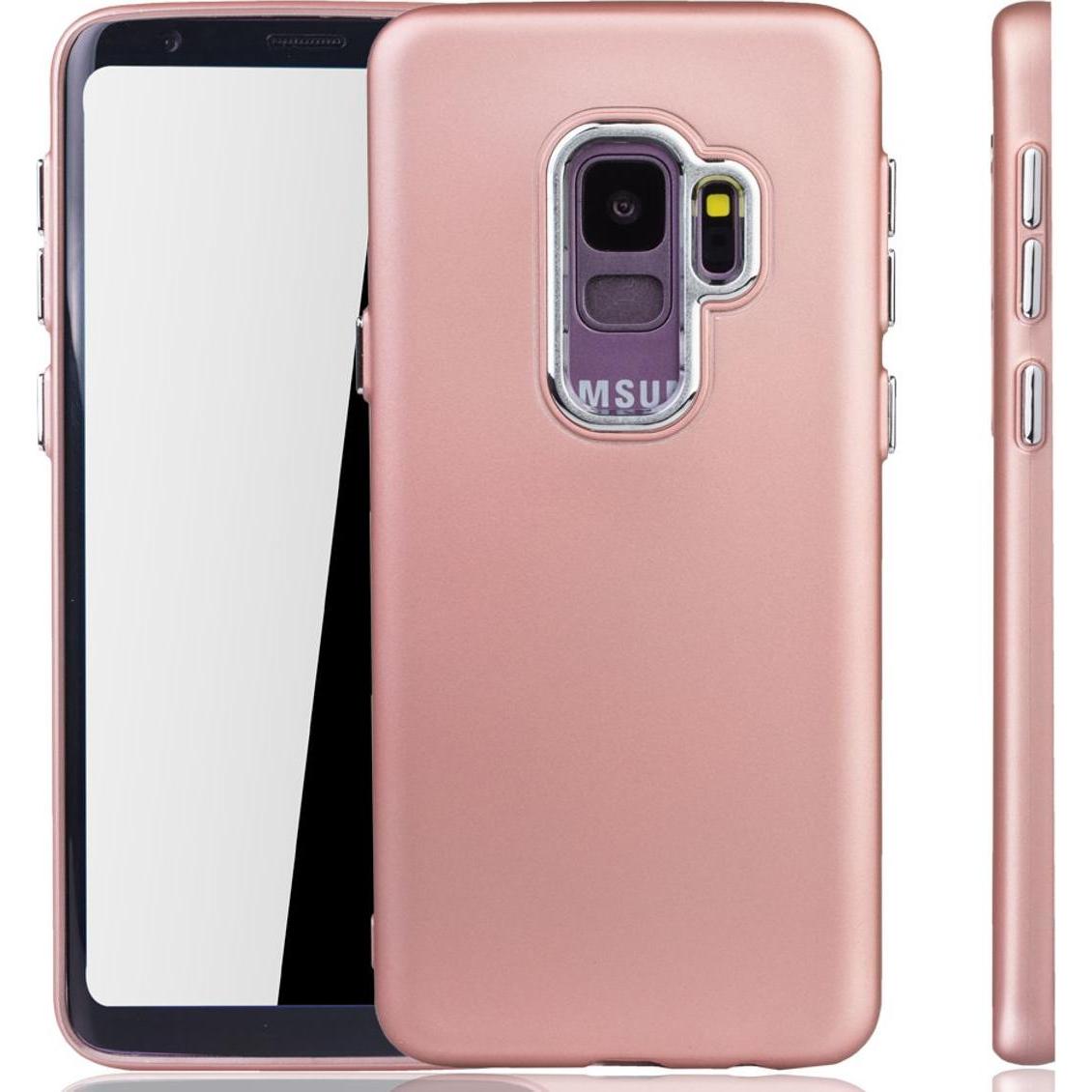 König Design Handyhülle für Samsung Galaxy S9 Schutzcase Backcover Bumper Etuis Rahmen Pink (Samsung Galaxy S9+), Smartp...